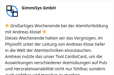 GimmiSys bei LinkedIn